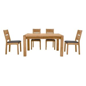 Bakerloo Small Extending Table and 4 Chairs Dining Set
