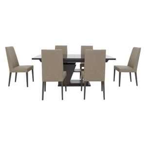 ALF - Trillo Dining Table and 6 Chairs - 210-cm - Beige