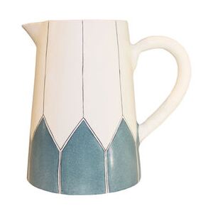 Daria Carafe - / Hand-painted ceramic by Maison Sarah Lavoine Green