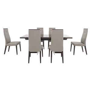 ALF - Corrado Extending Dining Table and 6 Dining Chairs - 210-cm