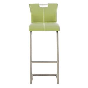 Ideas Handle-back Bar Stool with Cantilever Base - Green