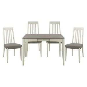 Skye Small Table and 4 Tall Chairs - Grey