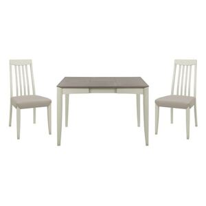 Skye Small Table and 2 Tall Chairs - Grey