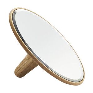 Barb Small Mirror - Ø 21 cm - Wood by Woud Natural wood