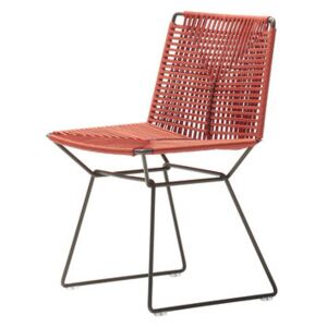 Neil Twist Chair - / OUTDOOR - Hand-braided cord by MDF Italia Orange