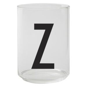 A-Z Glass - / Borosilicate glass - Letter Z by Design Letters Transparent
