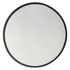 Riley 60cm Medium Round Wall Mirror - Black