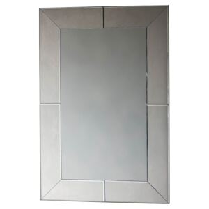 Albion Medium Rectangle Wall Mirror - Silver