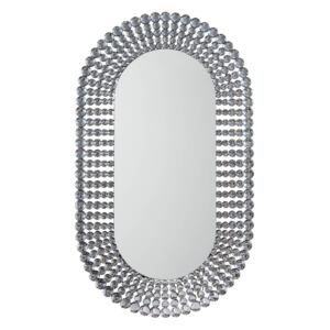 Bako Large Oval Wall Mirror - Silver