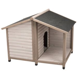 TRIXIE Dog Kennel with Saddle Roof nature 100x82x90 cm