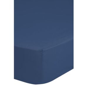 Emotion Non-iron Fitted Sheet 180x220 cm Blue 0220.24.47