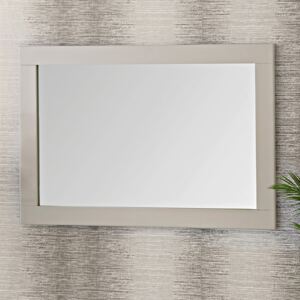 Chester Grey Painted Oak Large Wall Mirror 75 x 110cm