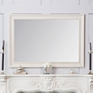 Rotterdam White Rectangular Mirror 74 x 104cm