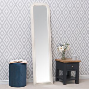 Salzburg White Arched Leaner Mirror 40 x 160cm