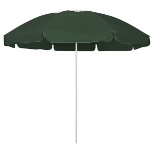 VidaXL Beach Umbrella Green 240 cm