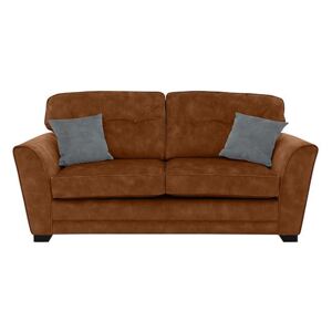 Nelly 3 Seater Fabric Sofabed - Orange