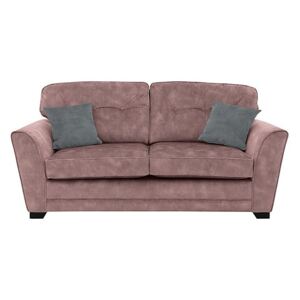 Nelly 3 Seater Fabric Sofa - Pink