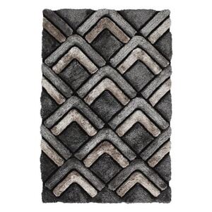 Noble House Chevron Rug - 120cm-x-170cm - Grey