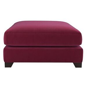 The Lounge Co. - Lorrie Fabric Footstool - Pink