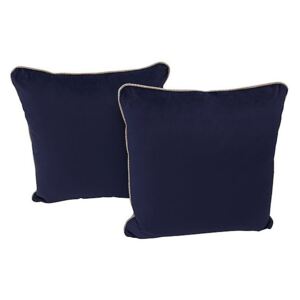 Comfi Fabric Pair of Scatter Cushion - Blue