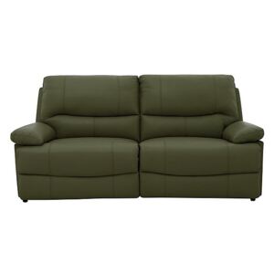 Dallas 3 Seater Leather Sofa - Green