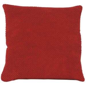 Chenille Spot Cushion Cov Red