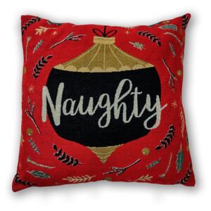 Naughty Or Nice Filled Cushion 43cm x 43cm multi