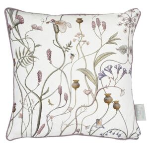 The Chateau - Wildflower Garden Filled Cushion 43cm x 43cm Whisper White
