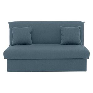 Versatile Small 2 Seater Fabric Sofa Bed No Arms