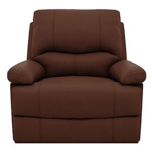 Dallas Leather Manual Recliner Armchair