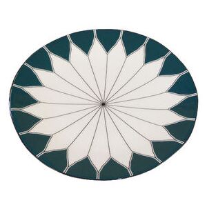 Daria Dessert plate - / Ø 22 cm - Hand-painted ceramic by Maison Sarah Lavoine Blue