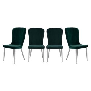 Set of 4 Raph Chairs - Green