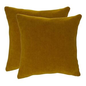 The Lounge Co. - Peyton Pair of Large Scatter Cushions - Yellow