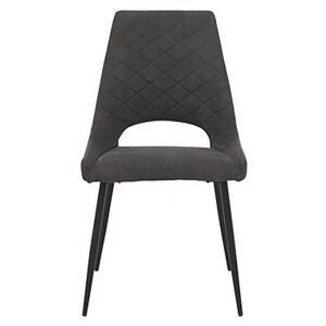 Metallica Fabric Dining Chair - Grey