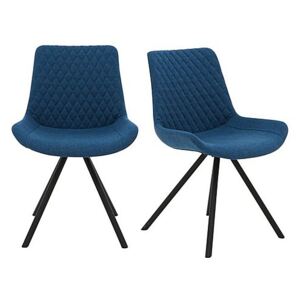 Rocket Pair of Dining Chairs - Blue