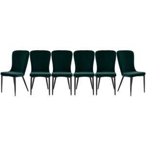 Set of 6 Raph Chairs - Green