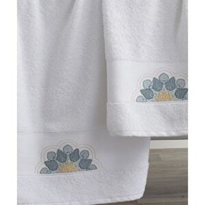 Damart Damask Embroidered Towel