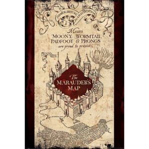 Poster Harry Potter - The Marauders Map, (61 x 91.5 cm)