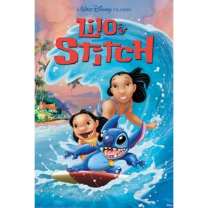 Poster Lilo & Stitch - Wave Surf, (61 x 91.5 cm)