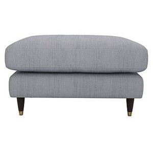 The Lounge Co. - Colette Fabric Footstool - Grey