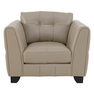 Allegra Leather Armchair - Beige