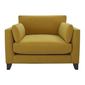 The Lounge Co. - Peyton Fabric Snuggler - Yellow