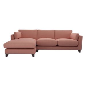 The Lounge Co. - Peyton 3 Seater Fabric Chaise End Sofa - Pink