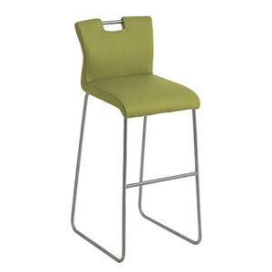Ideas Handle-back Bar Stool with Standard Base - Green