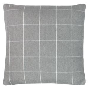 Window Check Cushion - 43x43cm - Grey