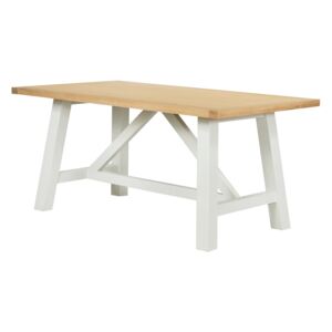 Ashstead Dining Table Oak and Ivory