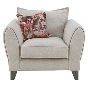 Fleur Fabric Armchair - Beige