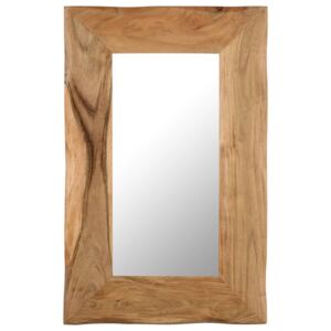 VidaXL Cosmetic Mirror 50x80 cm Solid Acacia Wood