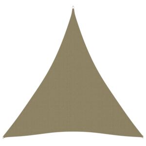 VidaXL Sunshade Sail Oxford Fabric Triangular 5x6x6 m Beige