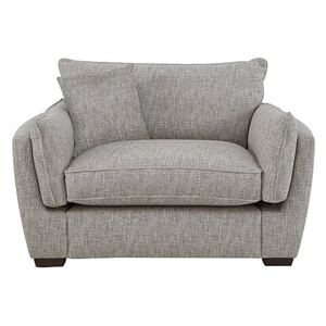 Living Proof Sofas - Griffin Fabric Snuggler Chair - Silver